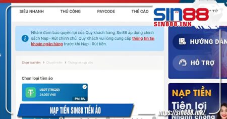Hướng dẫn nạp tiền Sin88 thành công trong 5 phút 4 nạp tiền sin88 phương thức thẻ cào